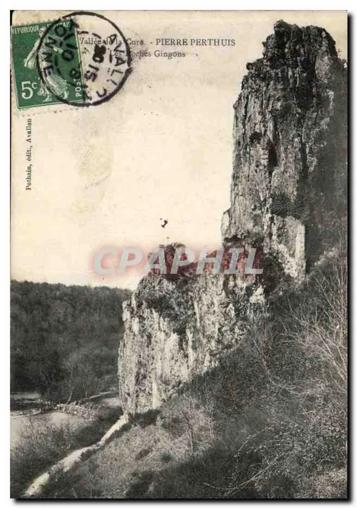 Les Roches Gingons — Vale da Cure — Pierre Perthuis, editor, Avallon - Frente