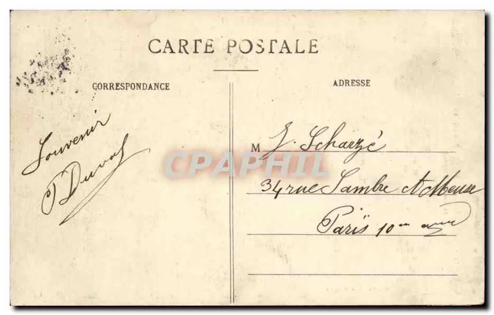 Les Roches Gingons — Vale da Cure — Pierre Perthuis, editor, Avallon - Verso