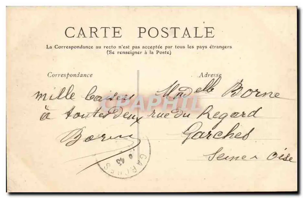 Kloster La Pierre-qui-Vire — Der Friedhof der Mönche — Dessignies, Foto-Verlag Clamecy - Rückseite