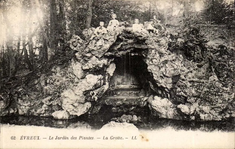Évreux — Der Botanische Garten — Die Höhle — L.L. — n°62 - Vorderseite