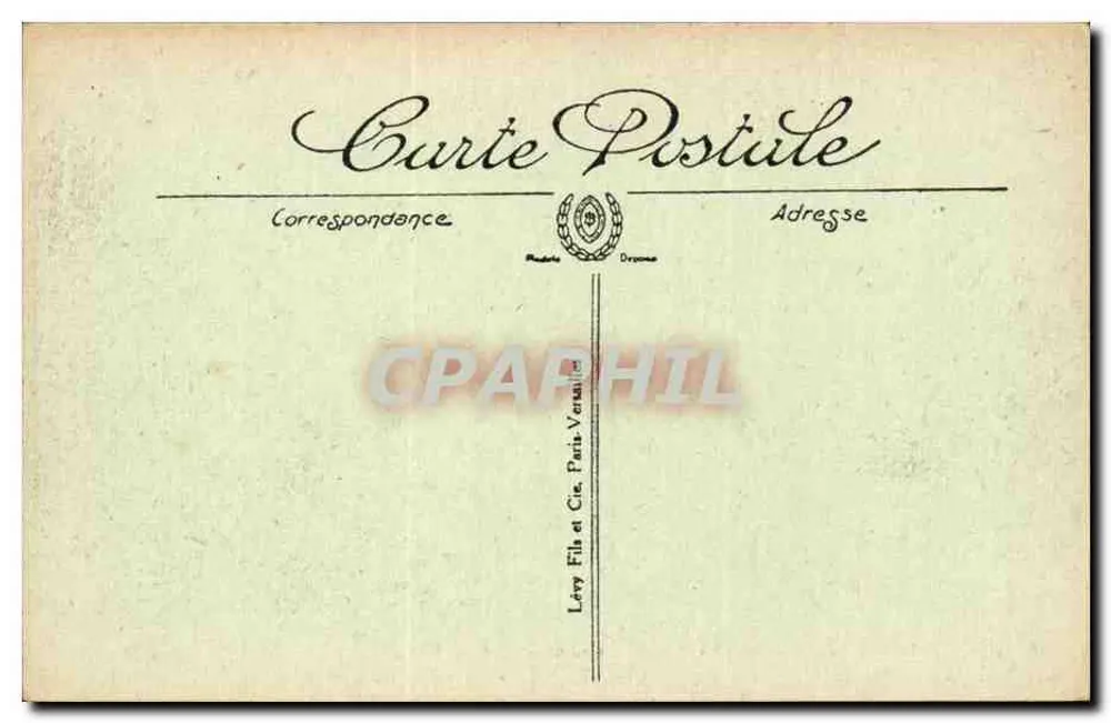 Évreux — Der Botanische Garten — Die Höhle — L.L. — n°62 - Rückseite