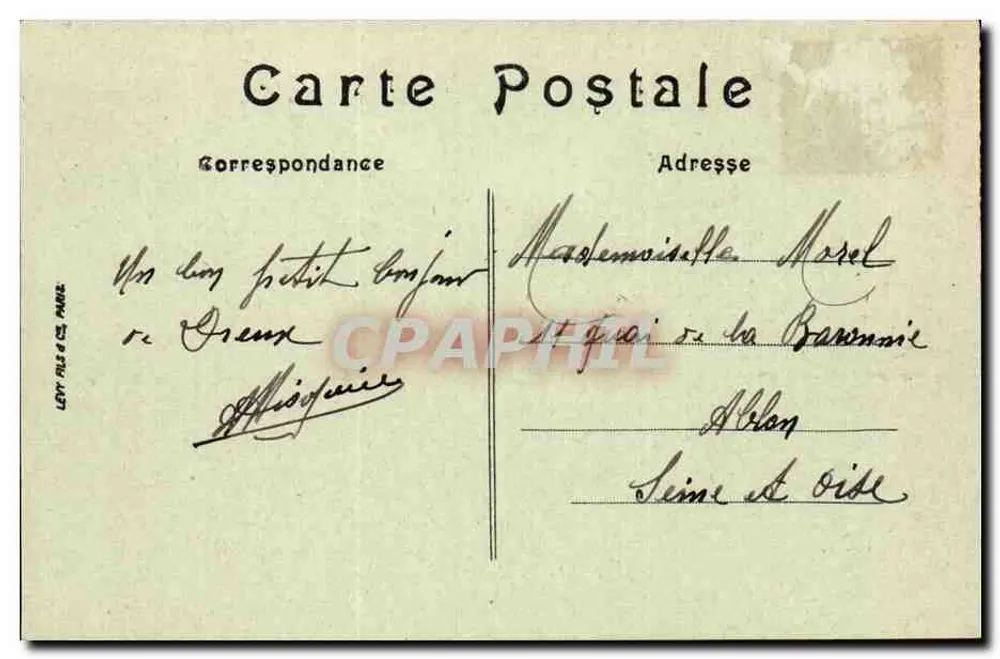 Die Kapelle Saint-Louis, Ansicht aus den Gärten — Dreux — LL - Rückseite