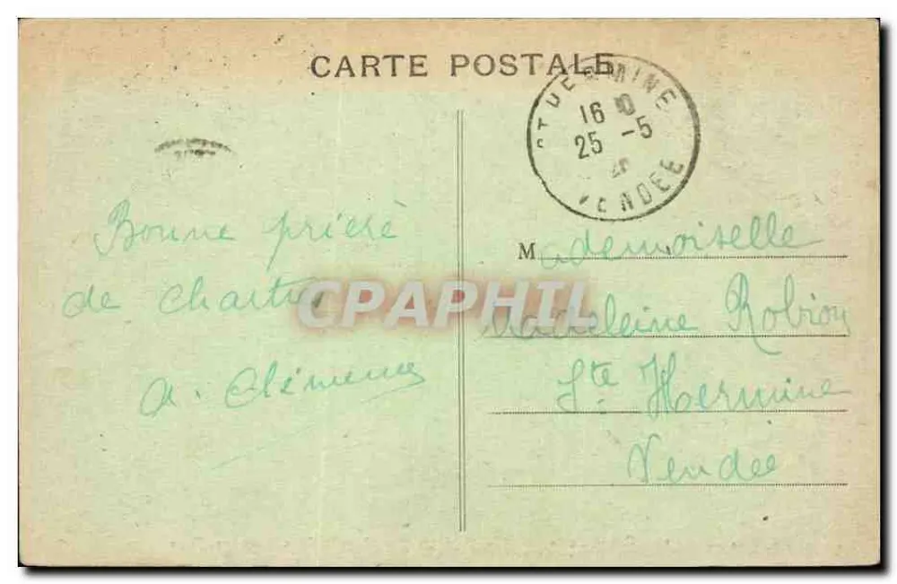 Kathedrale von CHARTRES (E.-et-L.) - Kapelle Notre Dame sous Terre — G. Foucault, Verlag, Dreux, Nr. 13 - Rückseite