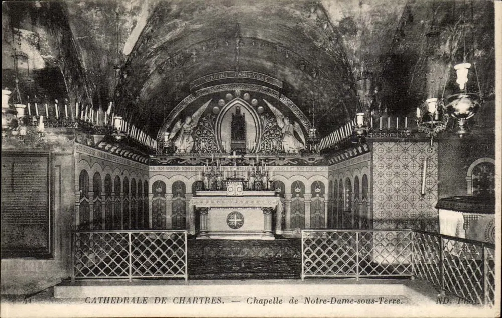 Kathedrale von Chartres — Kapelle Notre-Dame-sous-Terre — ND. Phot. - Vorderseite