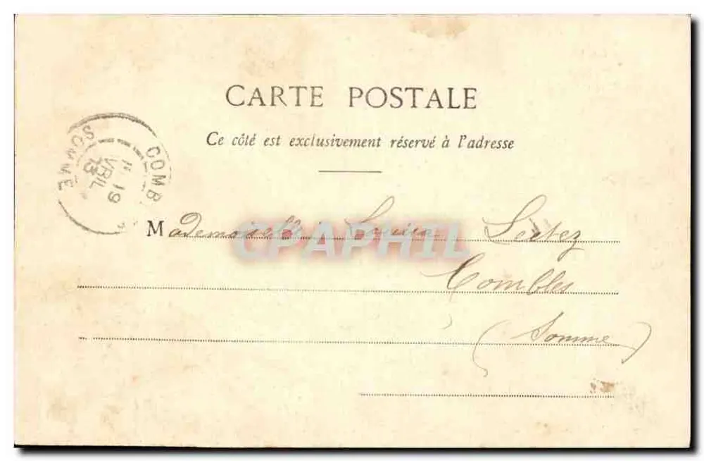 Retorno de Pelerinagem II — Belleau, Rota para Roma — editor não visível - Verso