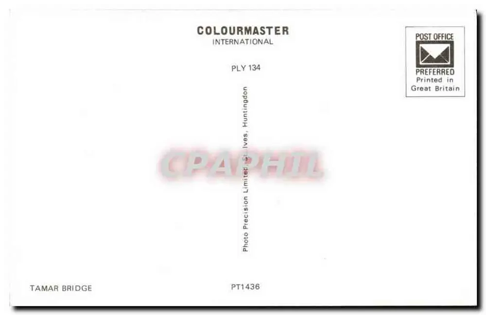 तामर पुल — हवाई दृश्य — COLOURMASTER INTERNATIONAL PLY134 - पीछे