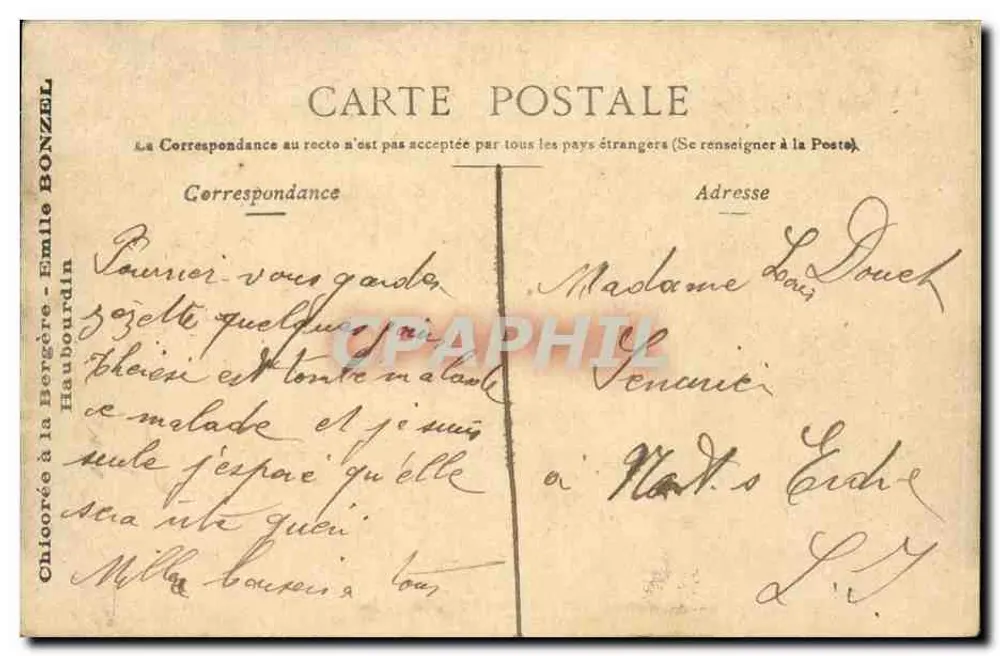 Castelo de Chaumont — Entrada principal — Taerck, Paris - Verso