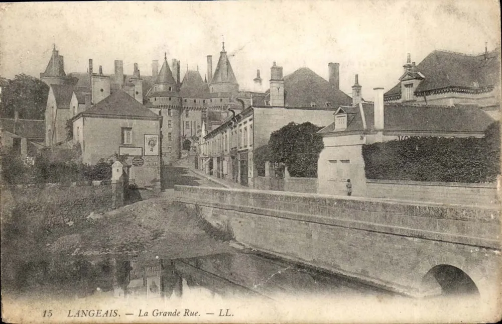 Langeais — La Grande Rue — LL. - Voorkant