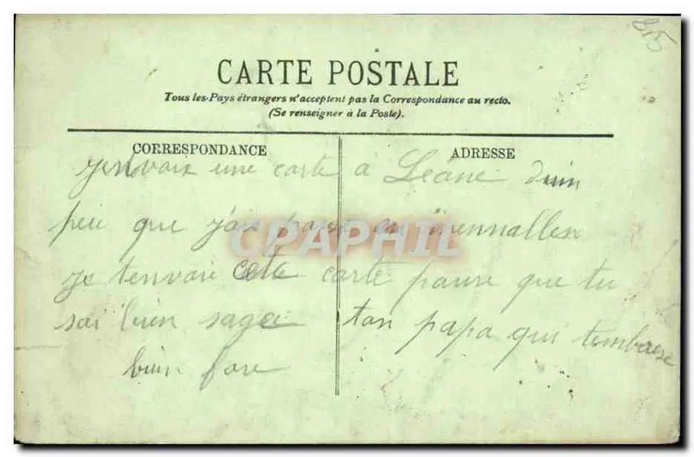 Langeais — La Grande Rue — LL. - Achterkant
