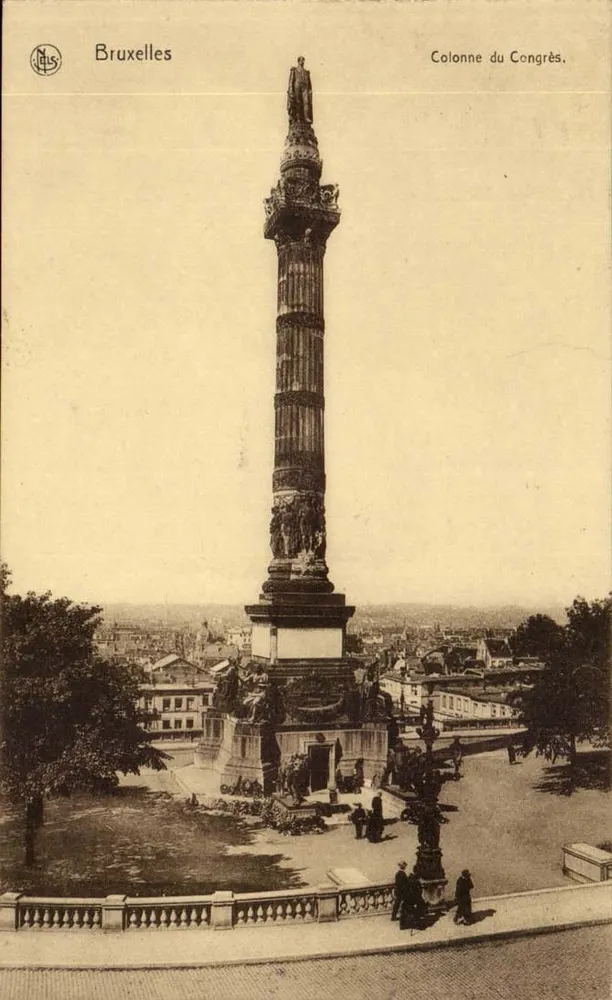 Brüssel - Säule des Kongresses - Verlag J. L. S. (J. L. S. Brüssel) - Vorderseite