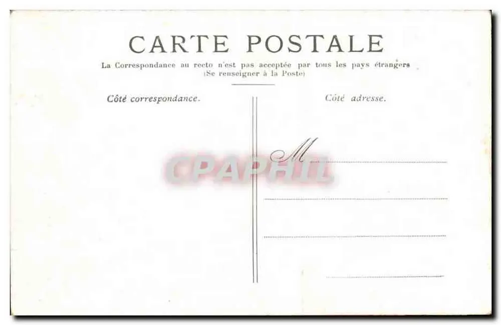 PARIS. — O Hotel de Ville. - Verso