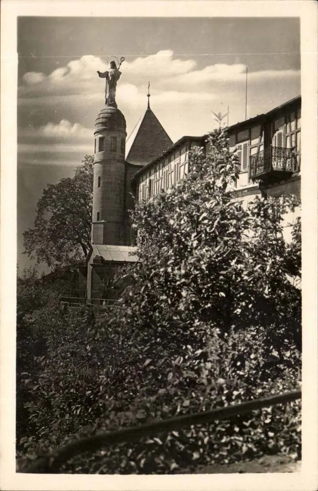Monte Santa Odile — Convento Santa Odile — editor Félix Lüib, Strasbourg - Frente