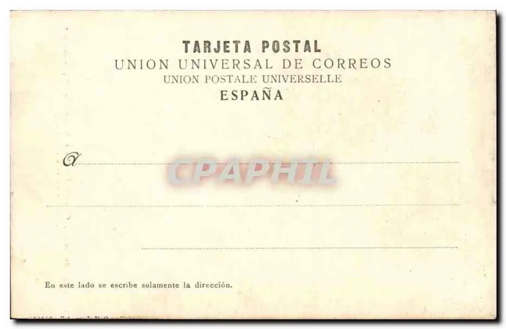 Kathedrale von Burgos — Kapelle der Constables von Kastilien, gegründet von der Familie Velasco im Jahr 1487 — Union Universal de Correos, Spanien - Rückseite