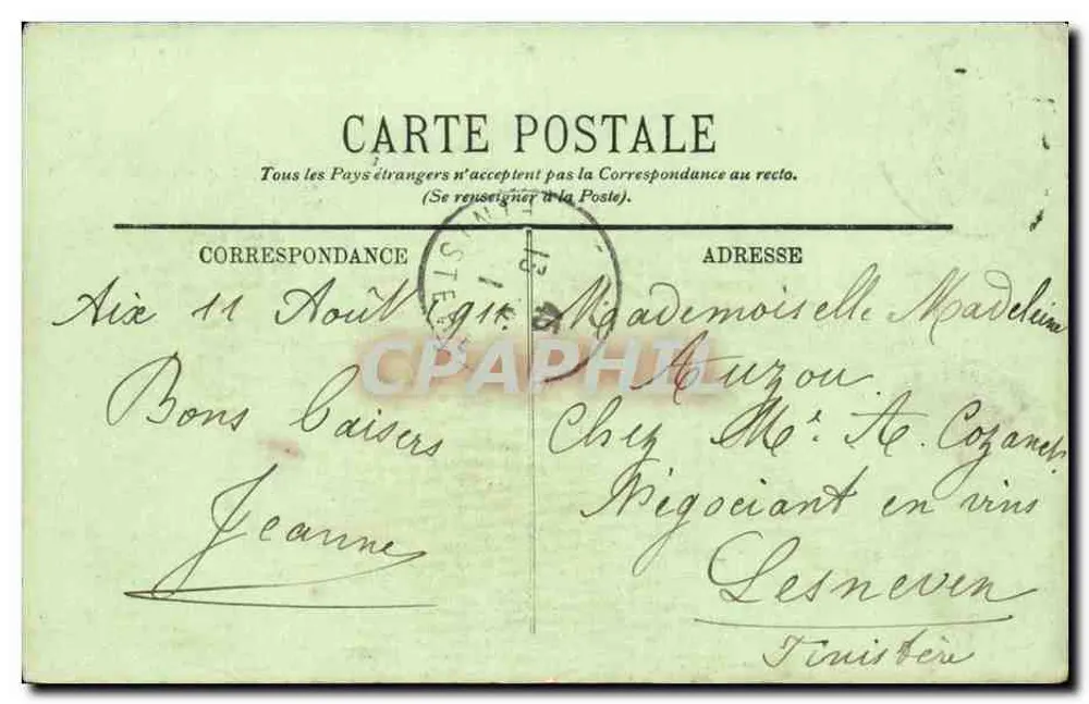 Aix-les-Bains — Hotel Splendide e o Revard — LL. — n° 162 - Verso