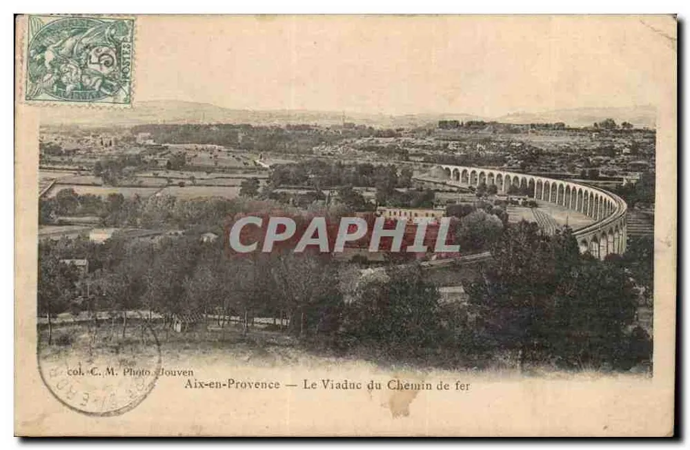 Aix-en-Provence — Le Viaduc del Ferrovia — col. C. M. Photo Jouven - Recto