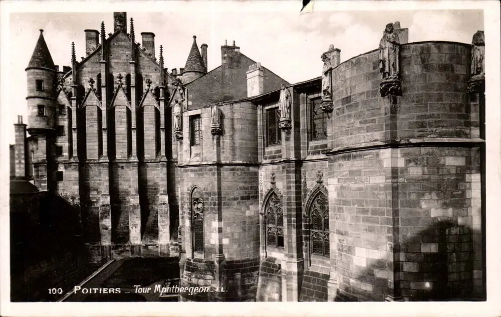 Poitiers — Wieża Manthbergeon — LL. — C. A. P. Strasbourg - Awers