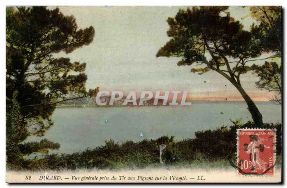 Dinard — Allgemeiner Blick vom Pigeon Shooting Ground auf der Vicomté — LL. — Verlag LL, Nr. 82 - Vorderseite