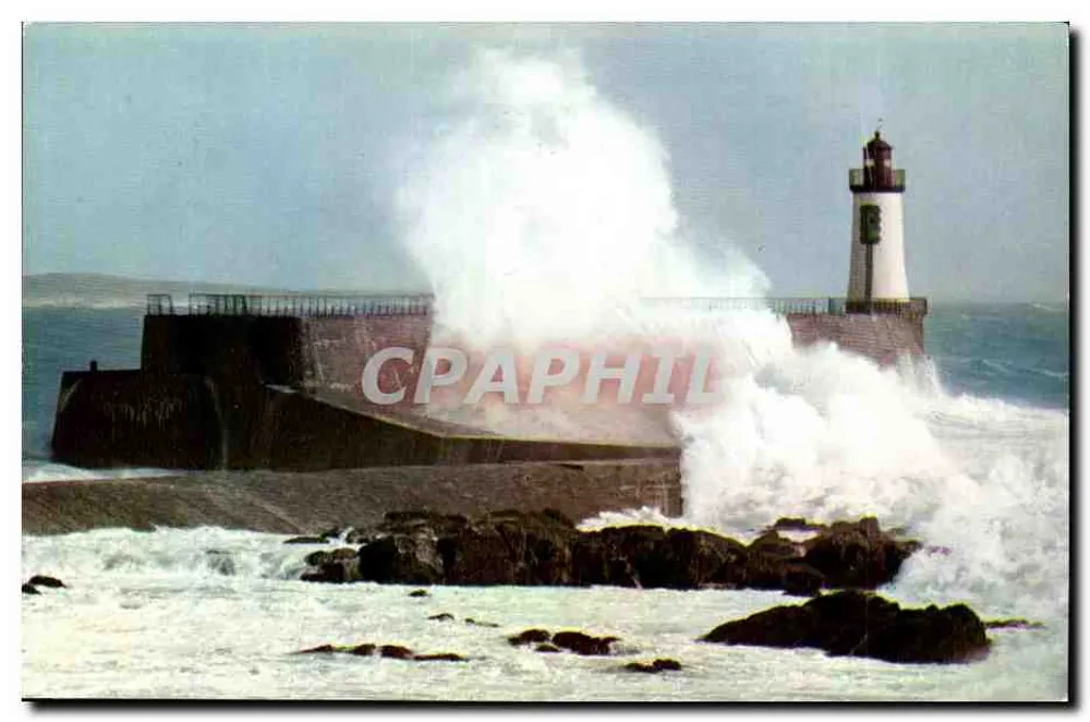 Les Sables-d'Olonne — A ponte em dia de tempestade — Couleurs Naturelles, n°124 - Frente
