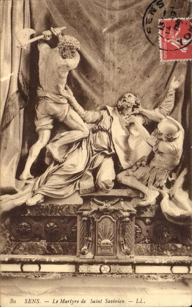 Sens — Het Martyrium van Sint Savinien — LL. - Voorkant