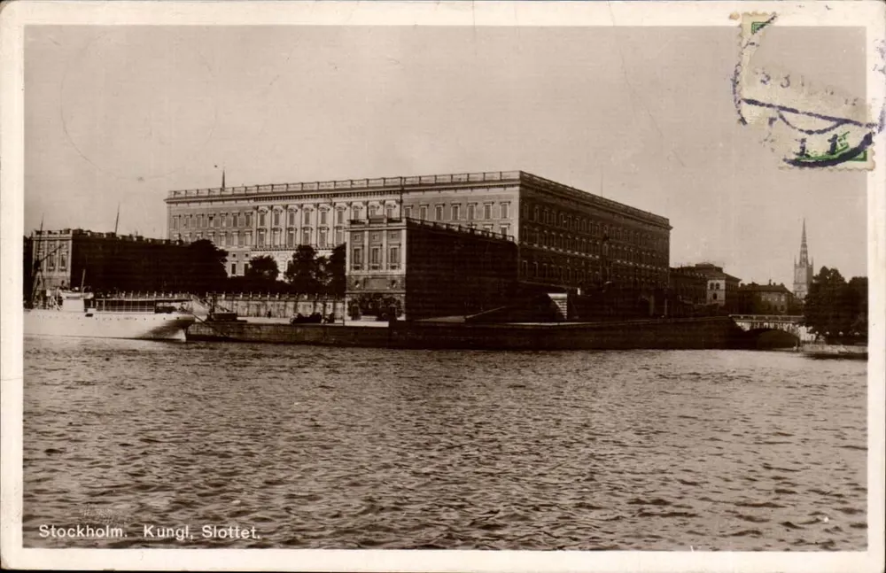 Stoccolma. Palazzo Reale — Stenders förlag, n° 3457 - Recto