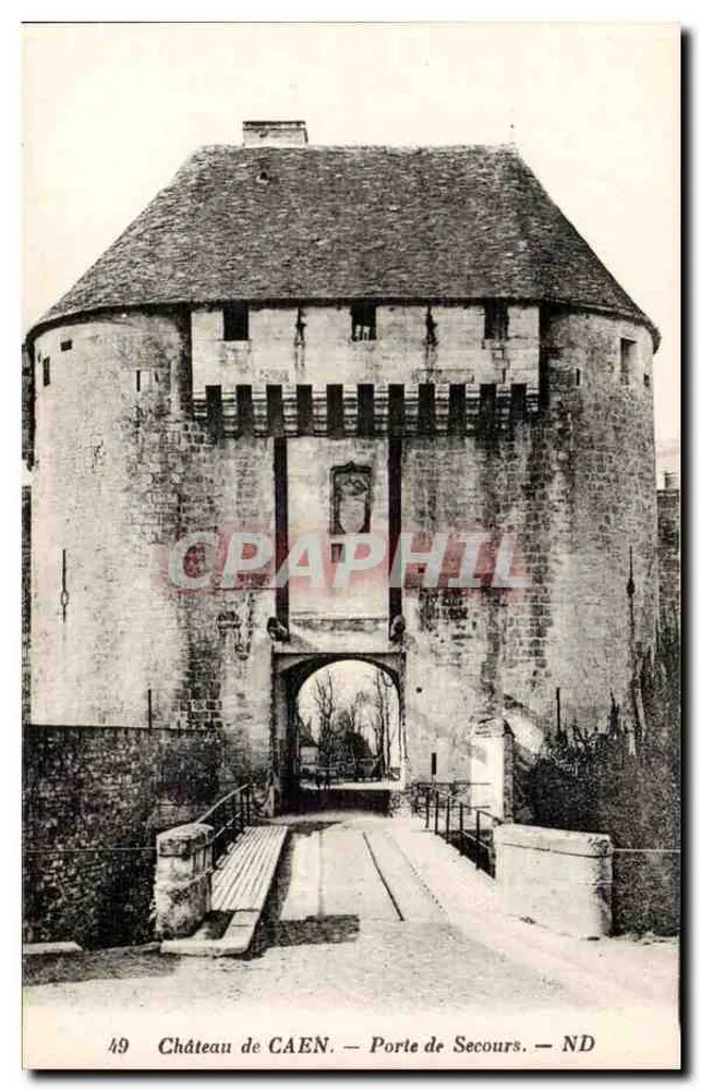 Castelo de CAEN — Porta de Socorro — ND - Frente