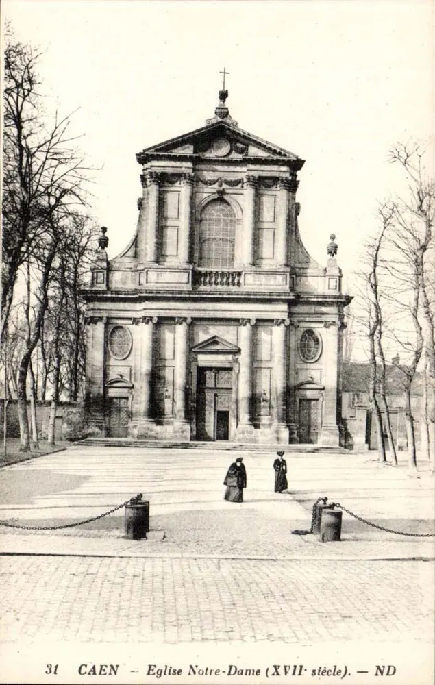 Caen — Igreja Nossa Senhora (século XVII) — ND - Frente