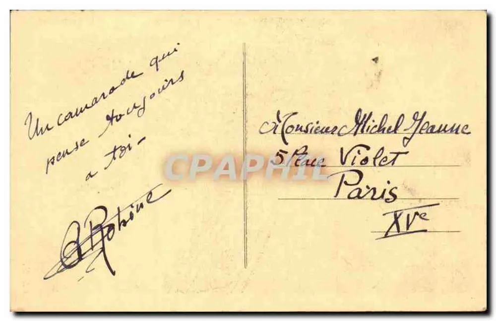 A Escada do Liceu — Caen — editor não visível - Verso