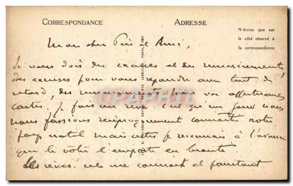 CAEN — A Abside de Saint-Etienne — LL - Verso
