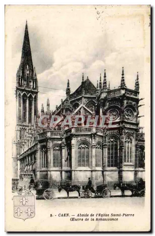 Caen — Apsis der Kirche Saint-Pierre — Werk der Renaissance - Vorderseite
