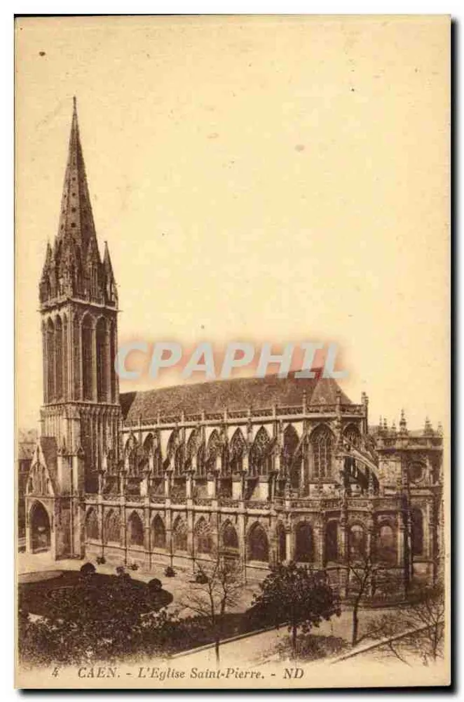 Caen - A Igreja de São Pedro - ND - Editor ND - Frente