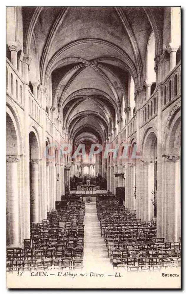 Caen — A Abadia das Damas — Selecta - Frente