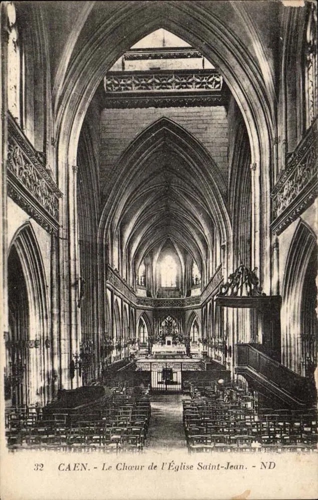 CAEN - O Coro da Igreja São João - ND - Frente