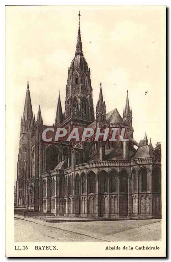 Bayeux — Abside da Catedral — LL.15, editor des Arts - Frente