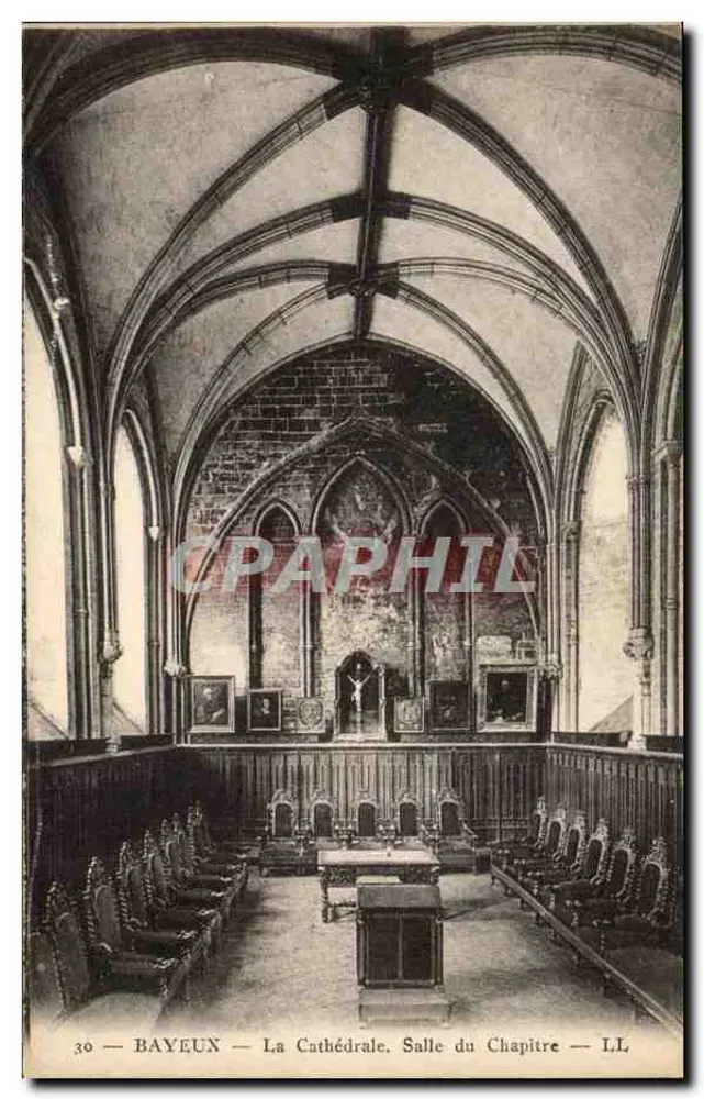 Bayeux — A Catedral. Sala do Capítulo — L.L. - Frente