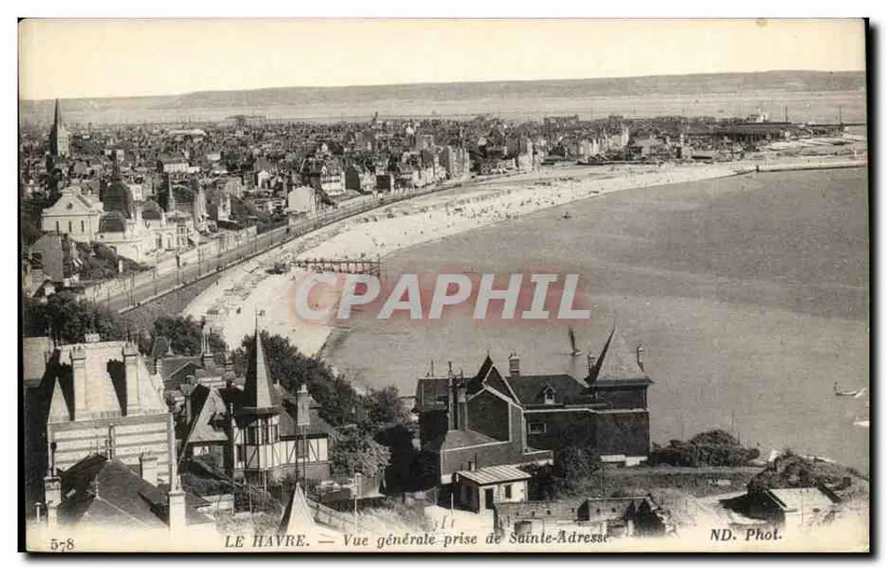 Le Havre — Allgemeiner Blick von Sainte-Adresse — ND. Phot. - Vorderseite