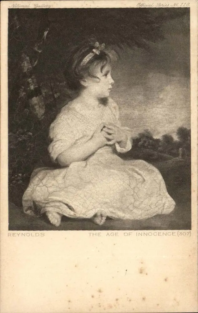 Reynolds — The Age of Innocence — National Gallery, offizielle Serie Nr. 118 - Vorderseite