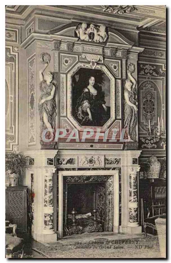 Castello di Cheverny — Caminetto del Salone Grande - Recto