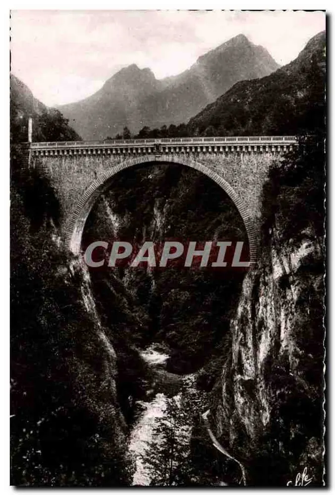 O Ponte Napoléon — Saint-Sauveur (Hautes Pyrénées) — Edit. L'Abouche Fr. - Frente