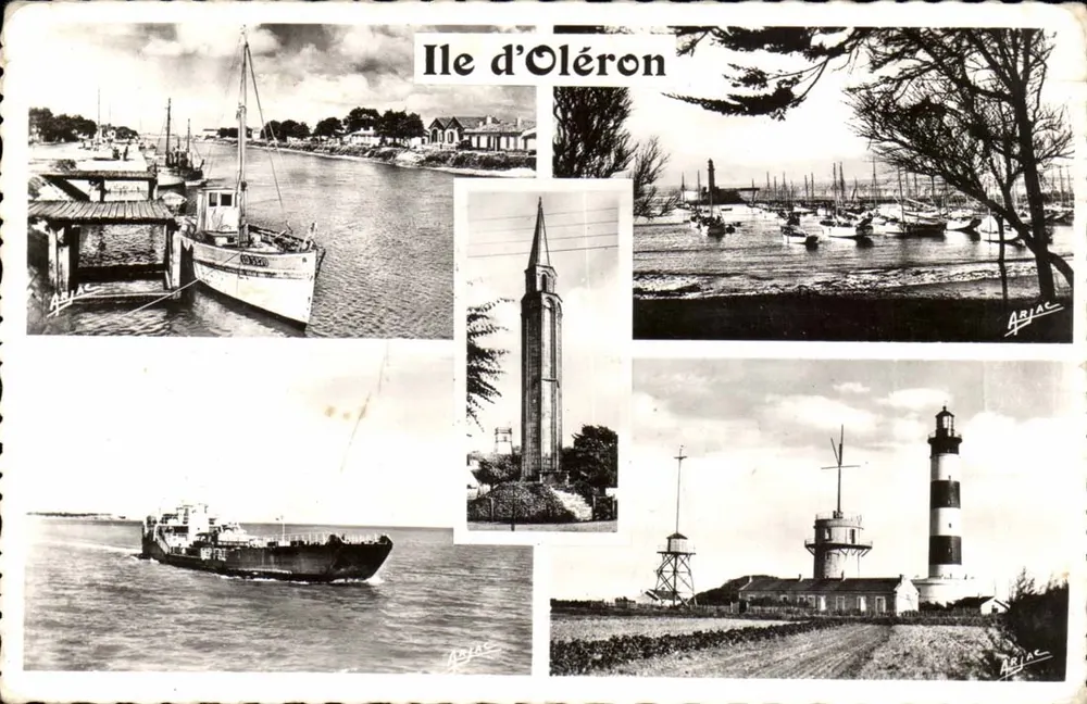 Ilha de Oléron — vista panorâmica — Edição Rapraphe - Frente