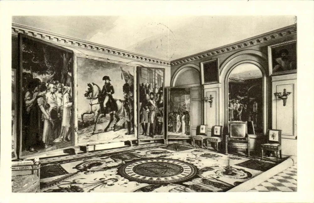 O Salão das Tapeçarias — Castelo de Malmaison — Edição dos Museus Nacionais - Frente