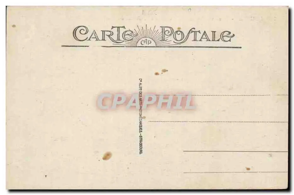 Lourdes - Observatorium und Kreuz am Gipfel des Pic du Jer — n° 147 - Rückseite