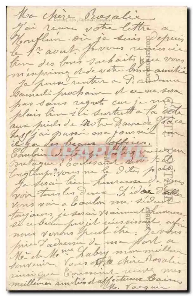 Nossa Senhora da Graça — estátua da Virgem Maria segurando o Menino Jesus — editor desconhecido, número de série não visível - Verso