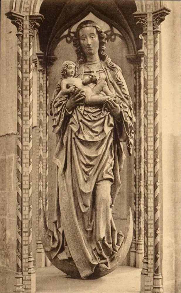 Die Jungfrau von St-Jacques — Kirche St-Jacques, Liège — Edition H. Piron - Vorderseite