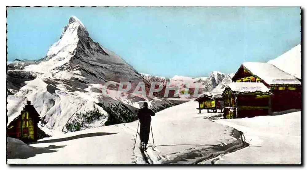 Der Matterhorn — Ansicht von Zermatt — Verlag unbekannt - Vorderseite