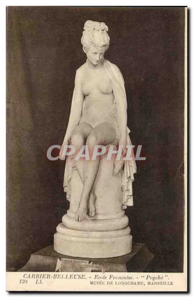 Statue der Psyche — Französische Schule — Musée de Longchamp, Marseille - Vorderseite