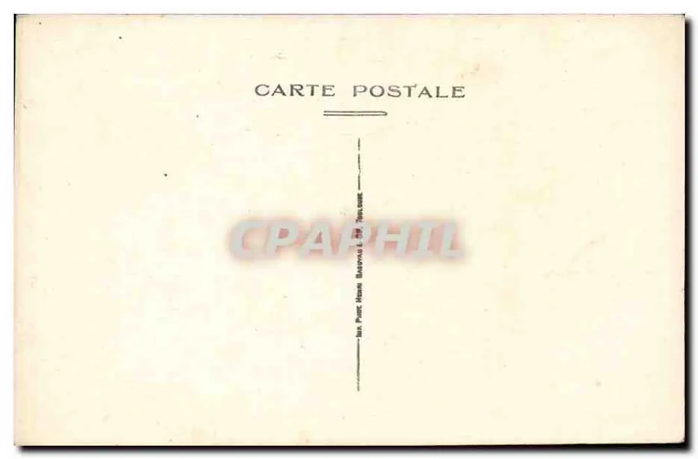 Cidade de Carcassonne — A Entrada do Castelo — Editor Henri Baudouin, Toulouse, n°3 - Verso