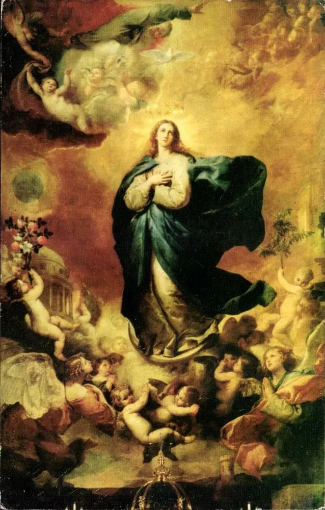 A Imaculada Conceição por Purísima de Ribera — Salamanca — editor Tournéa-Vitora - Frente