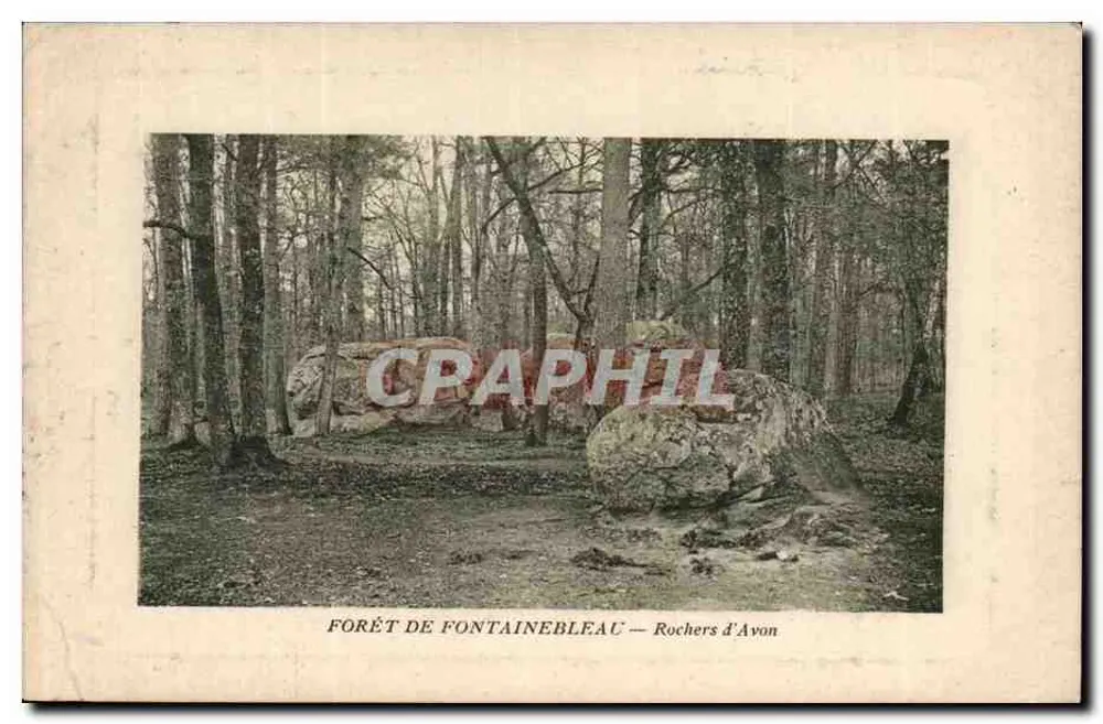 Las Fontainebleau — Rochers d'Avon — Wydawnictwo Champion - Awers