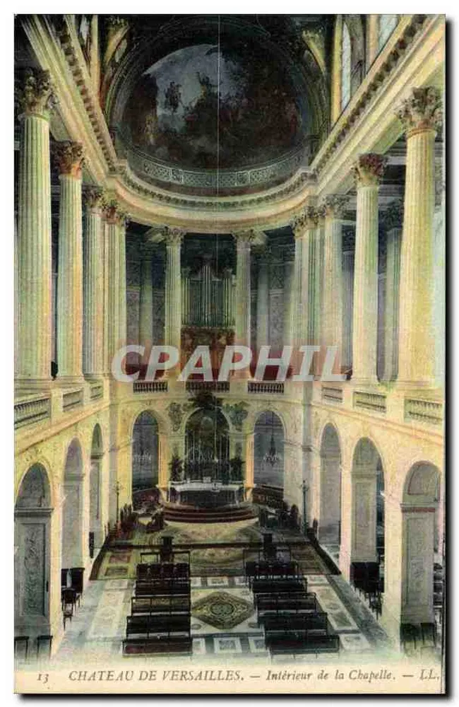 Kasteel van Versailles — Binnenkant van de Kapel — LL - Voorkant