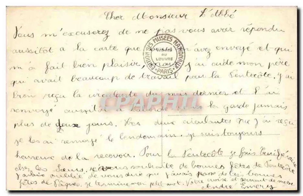 Palácio de Versailles — A Capela — Editor não identificado, n° 36 - Verso